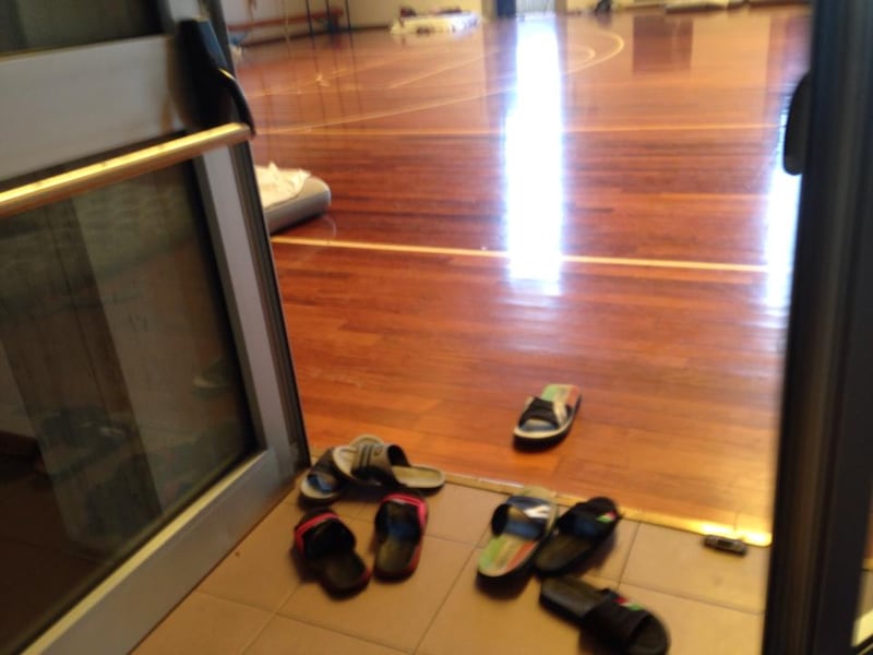 Portogruaro, i profughi nella scuola 6