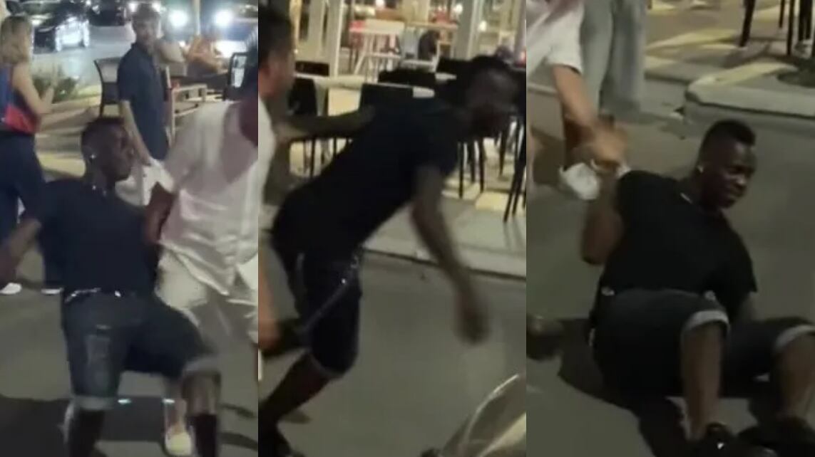 Mario Balotelli ubriaco in strada dopo l'eliminazione dell'Italia. "Qual è il problema?"
