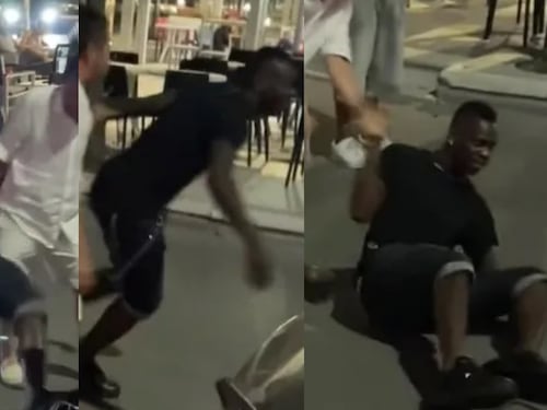 Mario Balotelli ubriaco in strada dopo l'eliminazione dell'Italia. "Qual è il problema?"