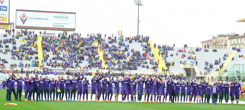 L'omaggio della Fiorentina a Davide Astori 1