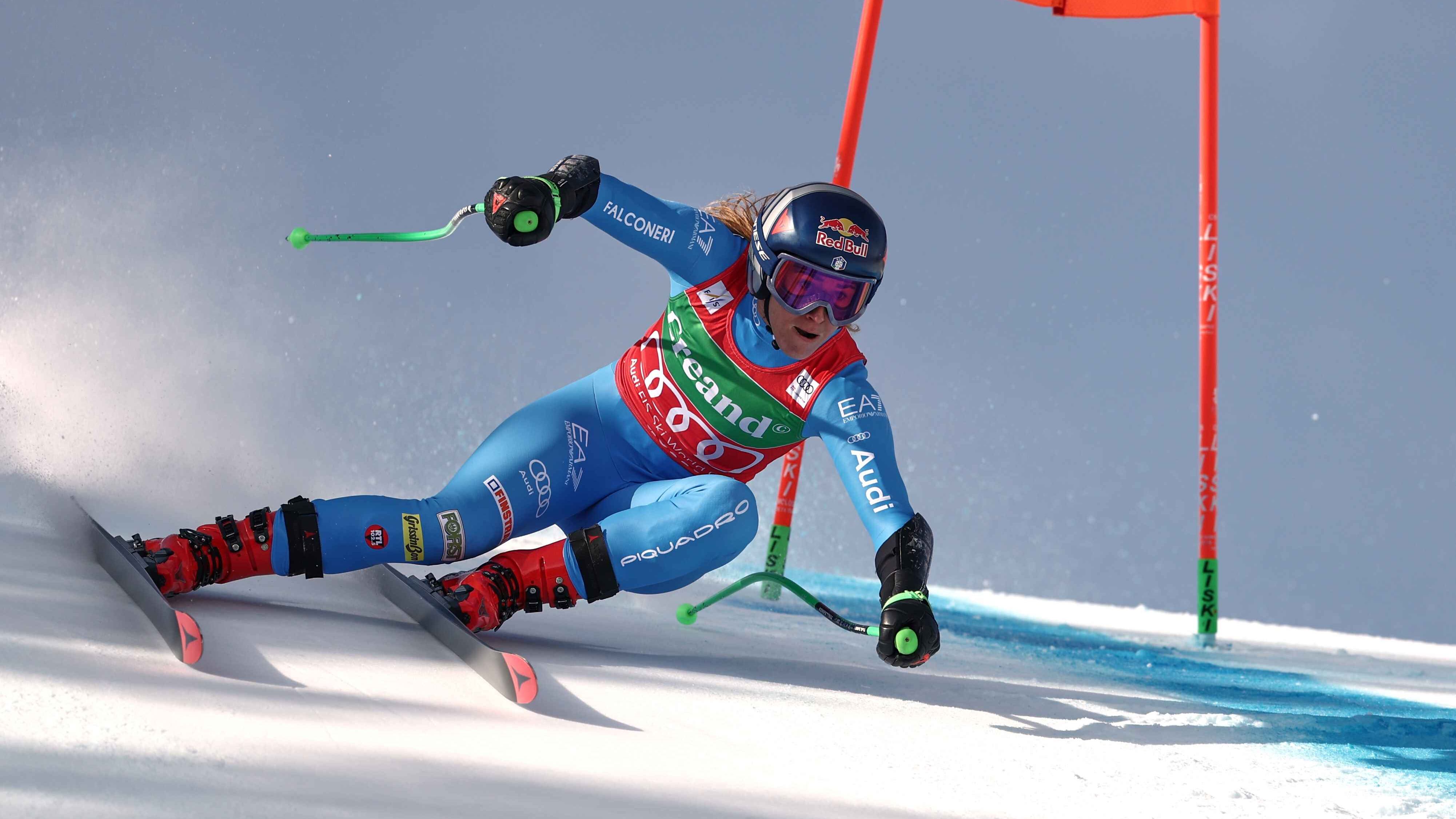 SuperG, a Soldeu azzurre fuori dal podio: Goggia sesta, Brignone (al rientro) si piazza al 15° posto