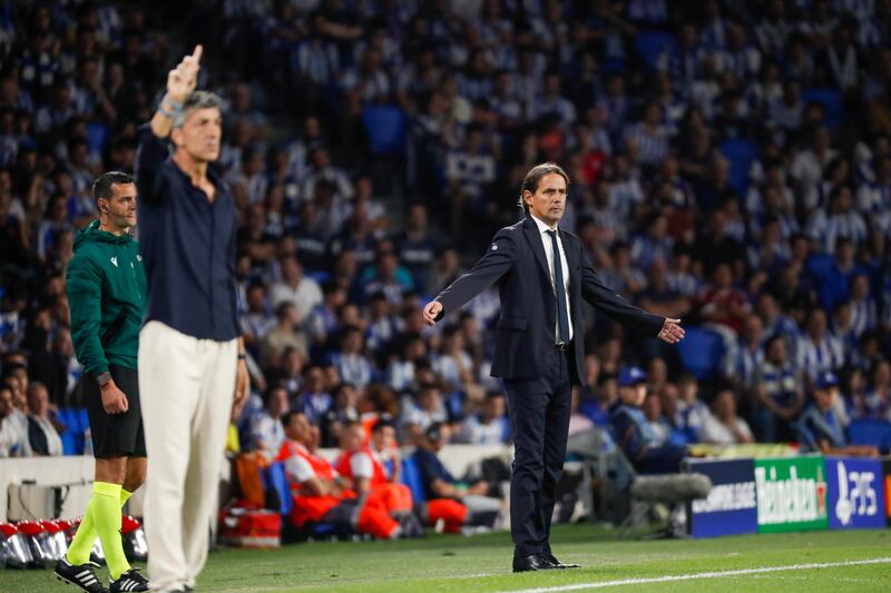 Alguacil Inzaghi Real Sociedad Inter