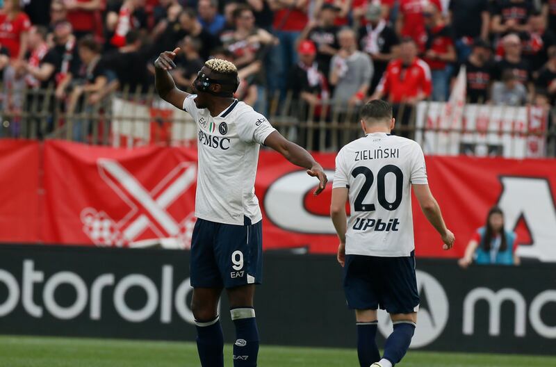 Osimhen gol Monza Napoli