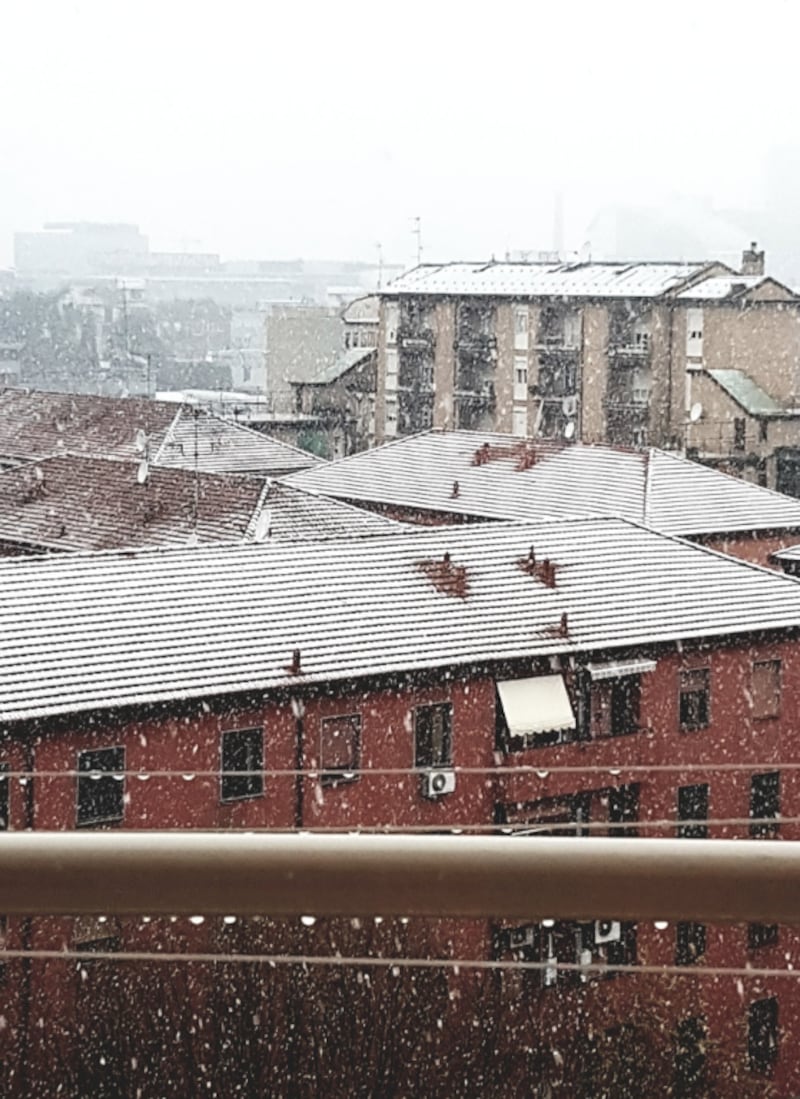 Nevica a Milano 10