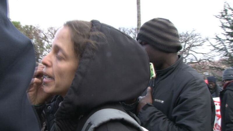 Veronica Padoan al corteo degli immigrati di San Ferdinando 9