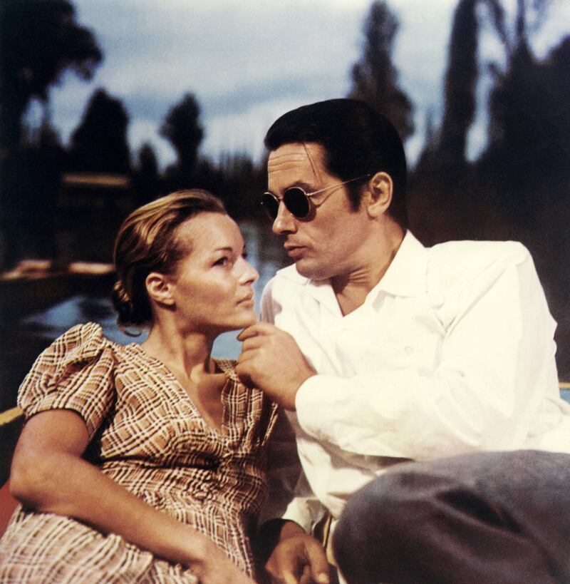 Alain Delon e Romy Schneider