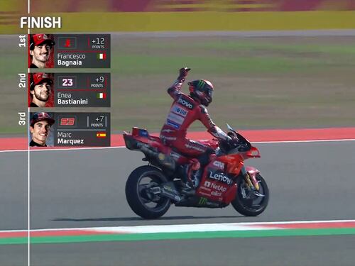MotoGP, in Indonesia Bagnaia vince la sprint race, pole position per Martin