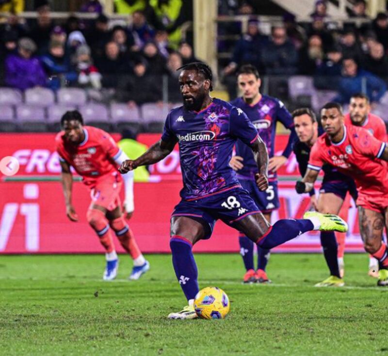 Il rigore tutto istinto di M'bala Nzola vale un punto (via Acf Fiorentina)