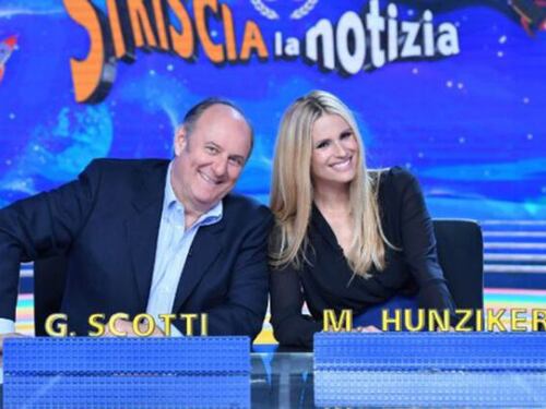 Gerry Scotti sbaglia dopo il concorrente e Hunziker lo castiga