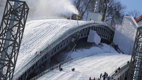 La preparazione delle piste di Krasnaya Polyana per i Giochi di Sochi 6