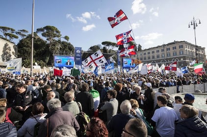 La Lega di Salvini in piazza del Popolo 7