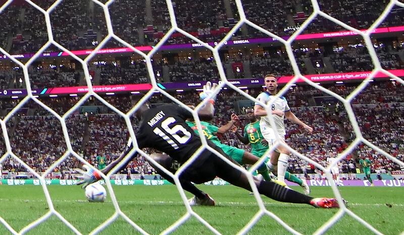 Henderson segna l'1-0 in Inghilterra-Senegal