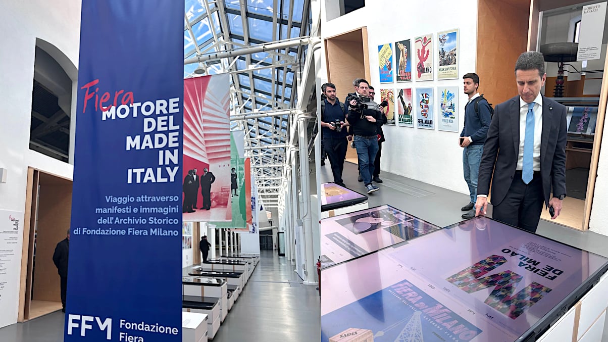 Fiera Milano motore del Made in Italy, un secolo di storia in mostra