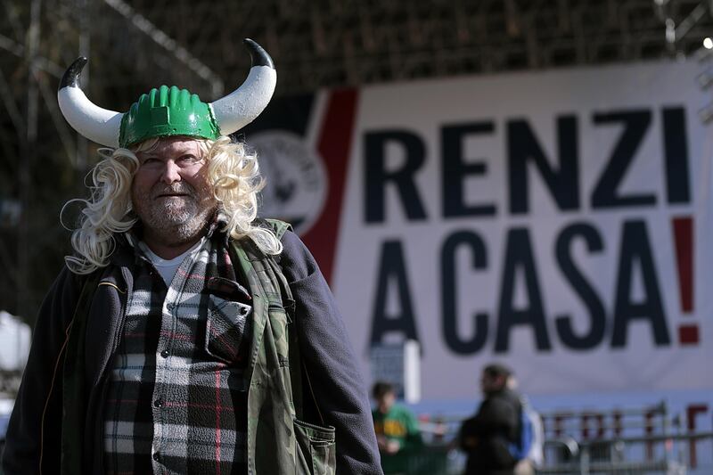 La "discesa" del Carroccio su Roma: la piazza leghista 14