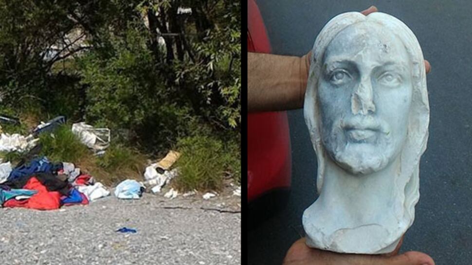 Quella testa di Gesù tra i rifiuti ultimo scempio dei clandestini