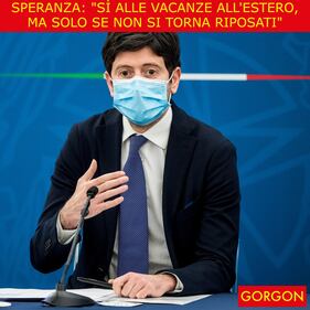 Ecco la satira del giorno. Le vacanze all'estero di Speranza 1