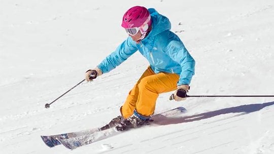 Prima neve e prime discese sul ghiacciaio della Presena