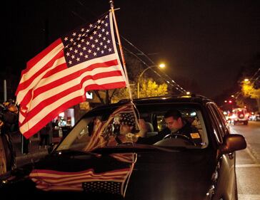 Boston, annuncio della cattura e festeggiamenti 5