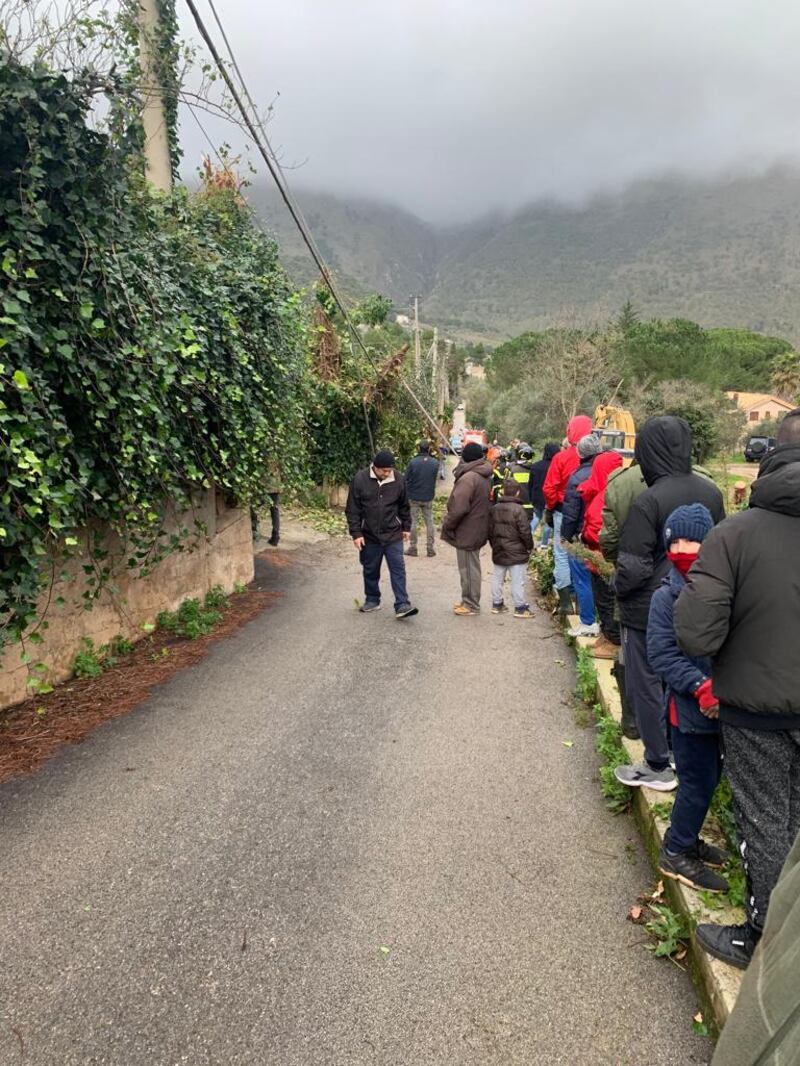 Alberi sradicati, tettoie divelte: l'incubo del vento in Sicilia 4