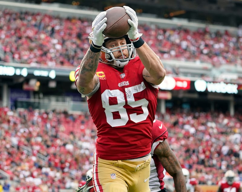 Kittle 49ers Cardinals 2023