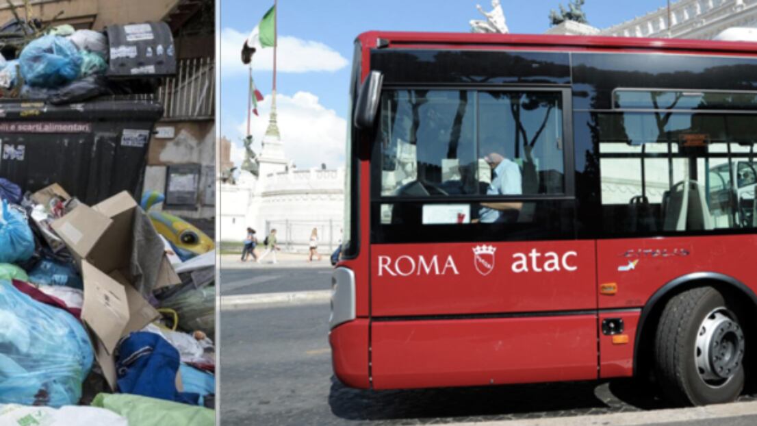 Rifiuti, scuola e trasporti: Roma scende in piazza e paralizza la città