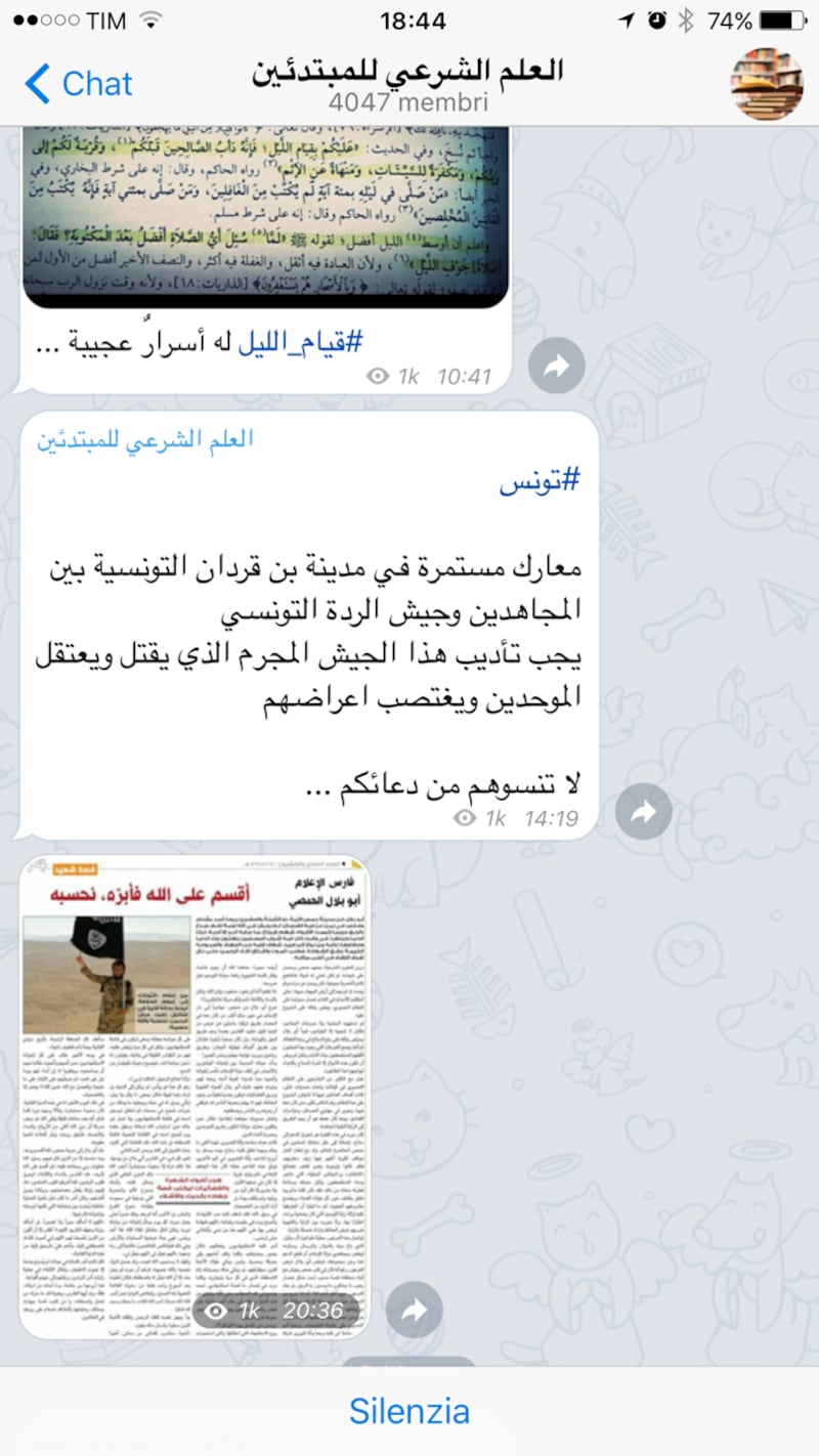 La guerra santa tra le chat cifrate di Telegram 7