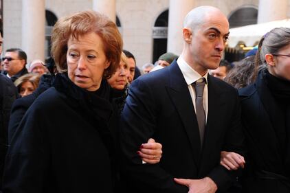Grande folla al funerale di Moratti 1