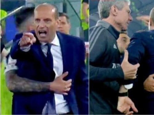 "Uno dell'Inter mi ha dato una pedata...", l'accusa di Allegri
