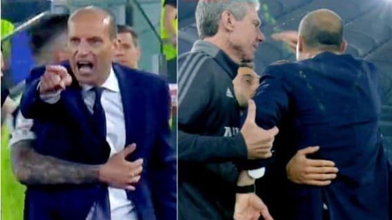 "Uno dell'Inter mi ha dato una pedata...", l'accusa di Allegri