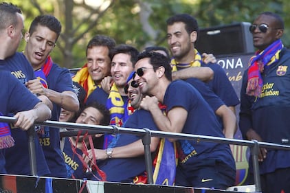 Ecco i festeggiamenti dei grandi club europei di calcio 10