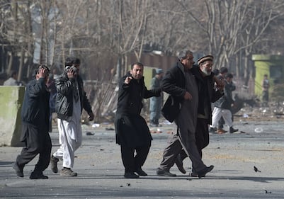 I feriti nell'attentato di Kabul 2