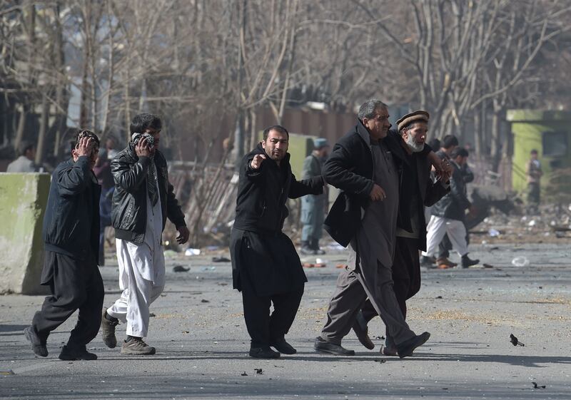 I feriti nell'attentato di Kabul 2