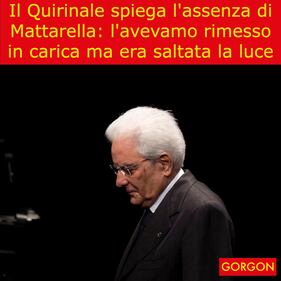 La satira del giorno: la verità del Quirinale su Mattarella 1