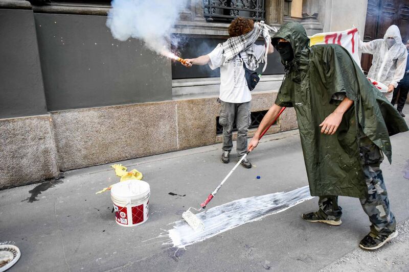 Corteo di studenti in protesta 8