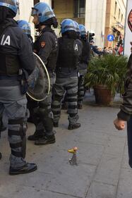 Le contestazioni a Salvini a Livorno 7