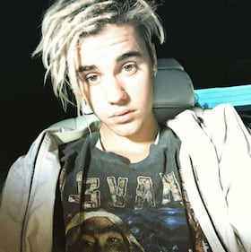 Justin Bieber con i dreadlocks 2