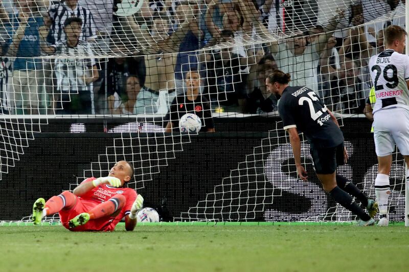 Rabiot gol Udinese Juventus