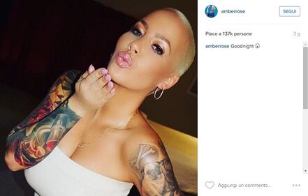 Amber Rose, anche l'ex di Kanye West difende il selfie hot di Kim Kardashian: foto 4