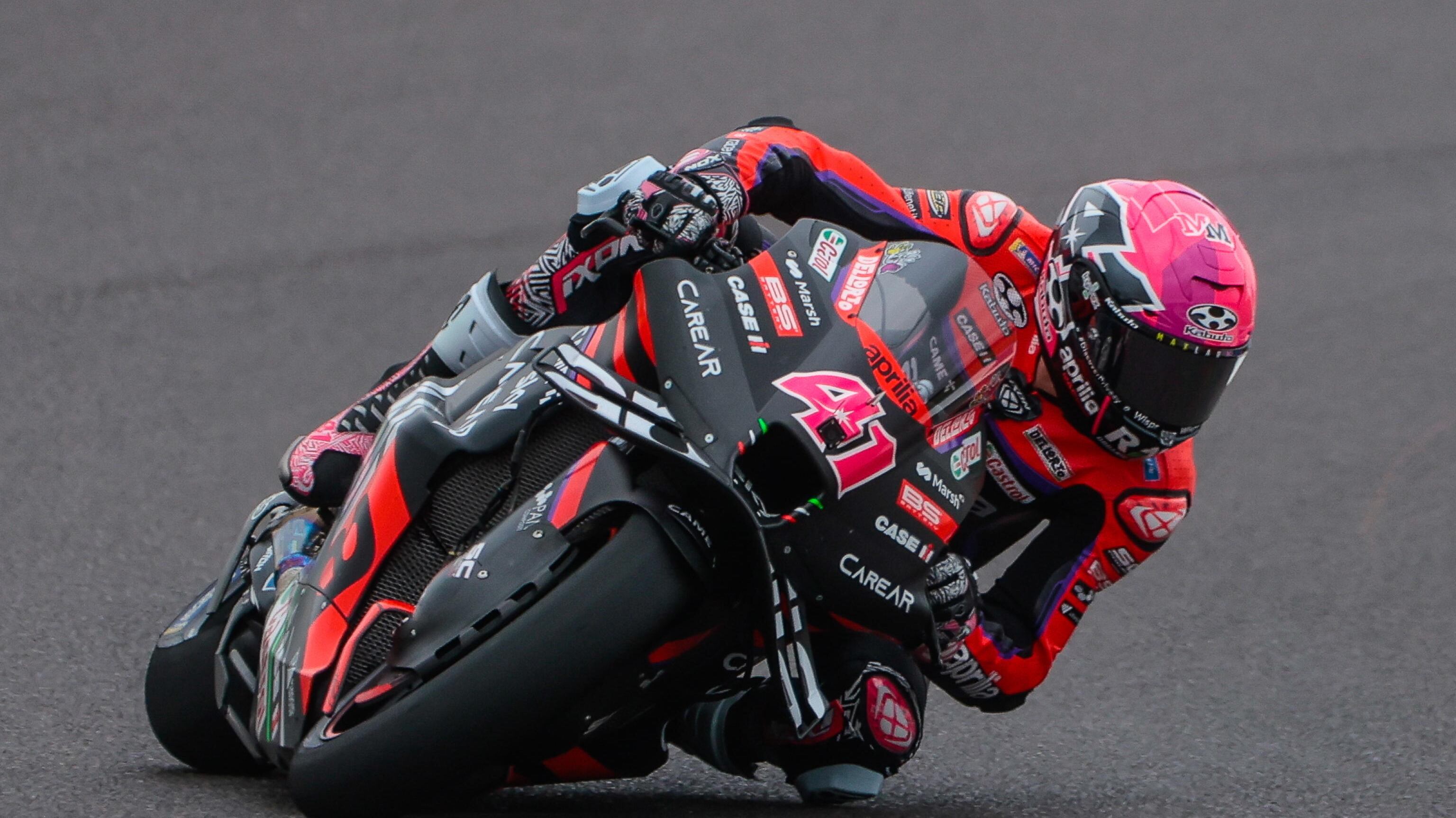 Libere MotoGp, due Aprilia davanti. E oggi pole position e mini corsa