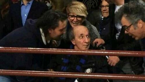 Tifo d'eccezione per l'Inter: allo stadio c'è Bruno Arena 3