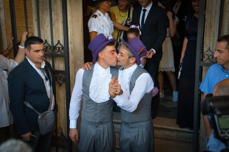 La prima unione civile celebrata a Roma 4