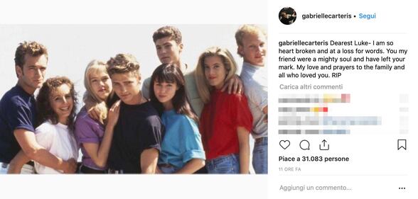 Luke Perry, il cordoglio social: foto 6