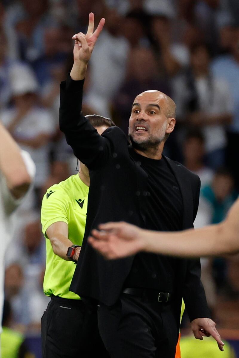 Guardiola Real Madrid Man City