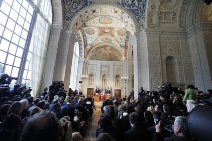 Renzi e Obama, la conferenza stampa 8