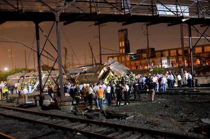Lo schianto del treno a Philadelphia 3