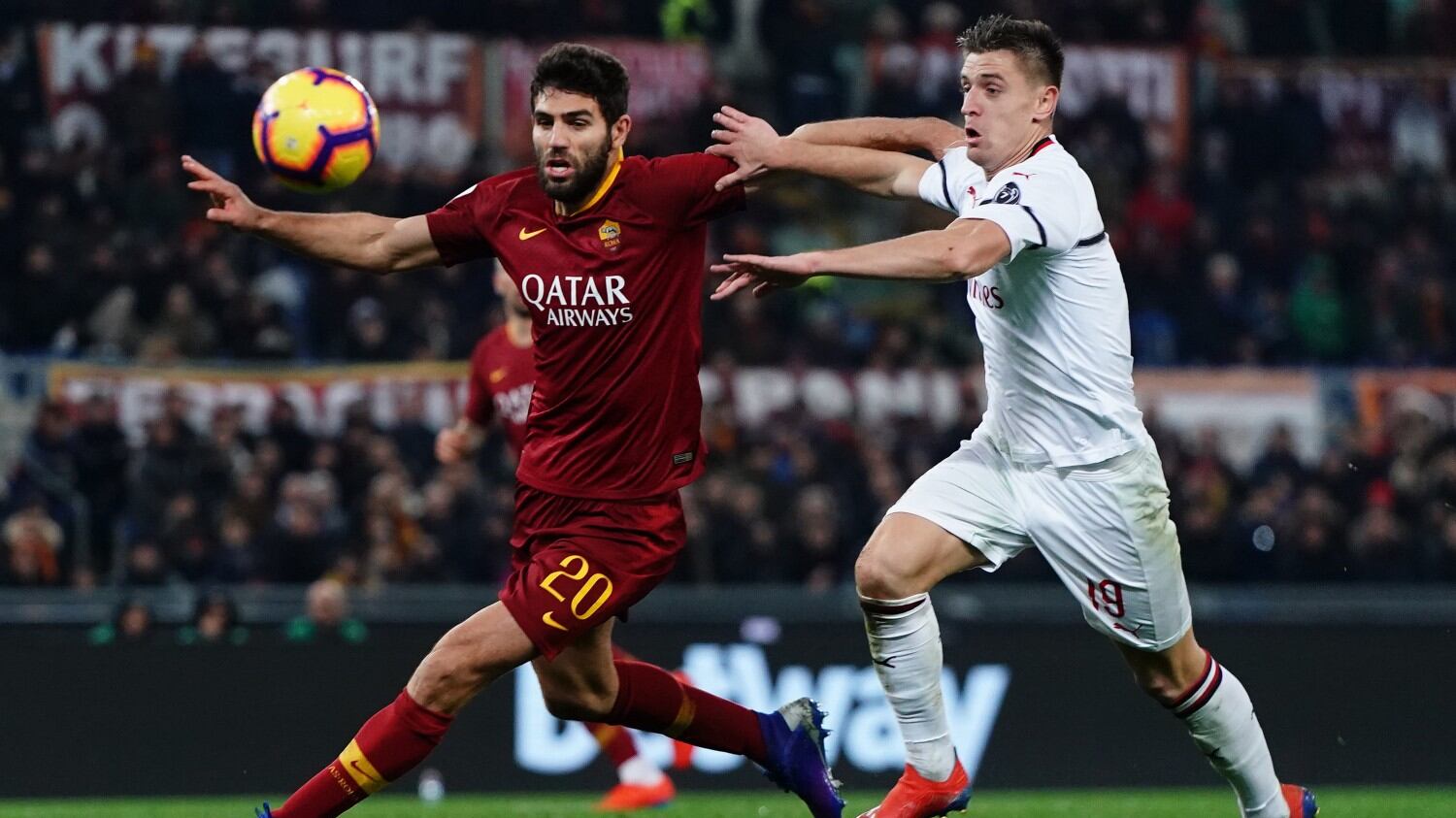 La Roma riprende il Milan: finisce 1-1 all'Olimpico