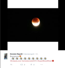 L'eclissi di superluna, foto e impressioni 2