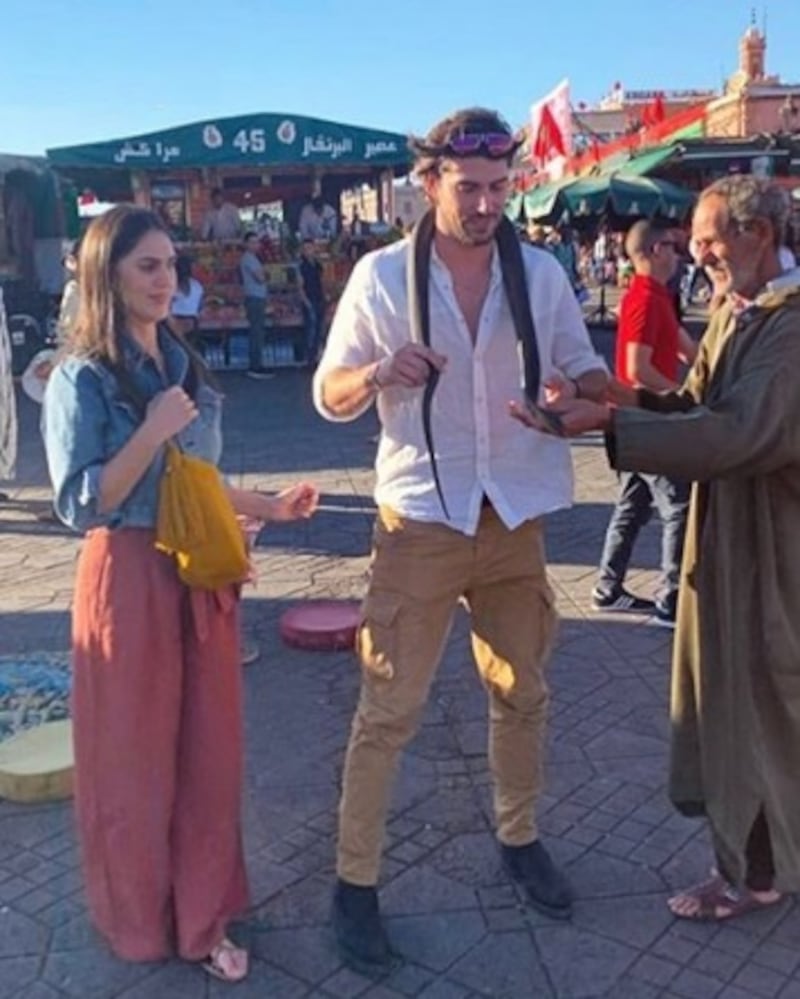 Anniversario a Marrakech per Cecilia Rodriguez e Ignazio Moser 3