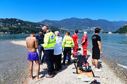 Lago di Como soccorso