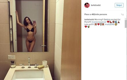 Bella Hadid, vestito trasparente 7